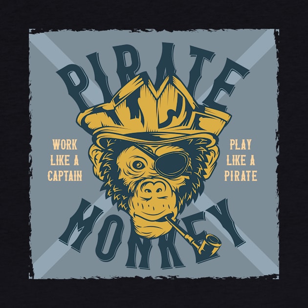 Pirate Monkey by BrillianD